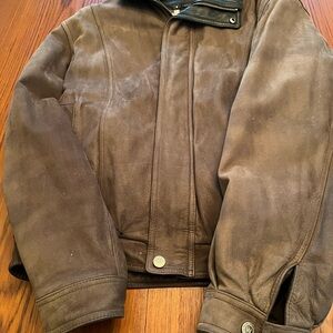 Brown Leather Men's Jacket